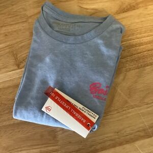 NWT Mens Baseball Lifestyle 101 Large Baseball Established Tee Crew Cotton Candy